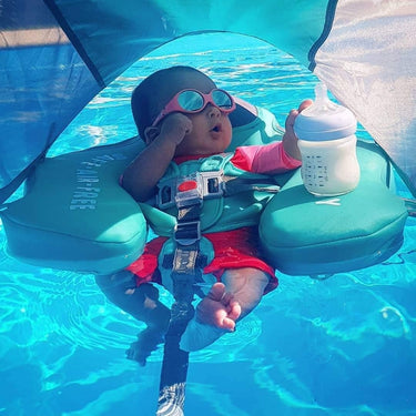 AquaBuddy | Entrenador de natación seguro para bebés - Para diversión en el agua y protección